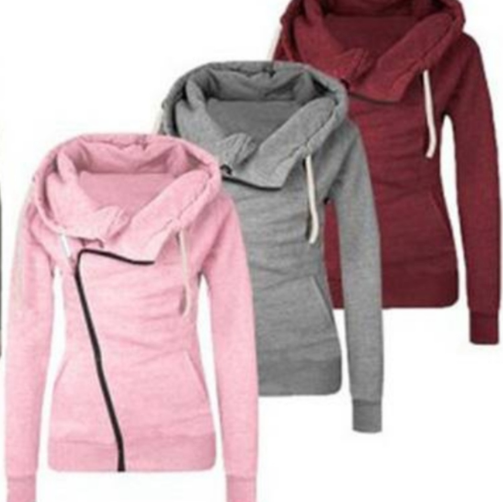 Oblique Zipper Sweater